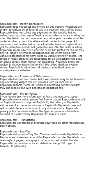 replabulb privacy