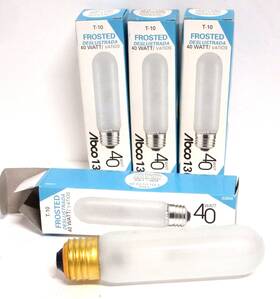 Abco 03898 130 T-10 Frosted 40w 130v 2500 Hour Standard Base Bulb - Lot Of 4