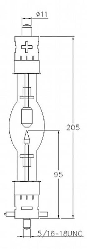 Asl Xm1000hs/g 1000w Digital Cinema Xenon Lamp For Projectors And Follow Spots