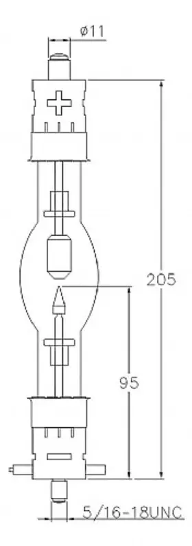 Xm1000hs Asl Xm1000hs/g 1000w Digital Cinema Xenon Lamp For Projectors And Follow Spots