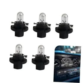 Awl8197 Awlbed Car 12 V 1.2 W Dashboard Light Bulbs Bx8.4d Durable T5 5 Pcs White #db501