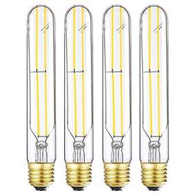 Bango 741532850915 T10 Led Bulb Dimmable 6w Tubular Bulbs Soft White 3000k 60 7.3inch-4pcs