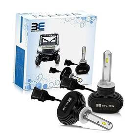 Bevel Engineering Bvl-1724 Led Head Light Replacement Bulb 2-pack Compatible With Certain Polaris Ranger
