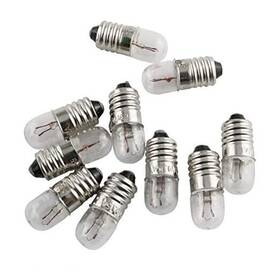 E-outstanding Mlbulb6v3-015a-10 E-outstanding 10pcs E10 Mini Light Bulbs Experiment Screw Base Indicator