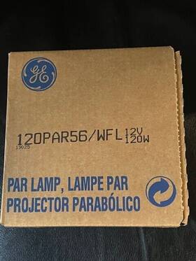 Ge 19025 120par 56/wfl 120w 12v Light Bulb Sealed