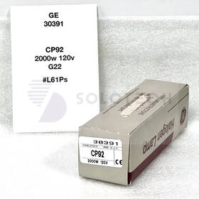 Ge 30391 Genuine Cp92 2000w 120v G22 Lamp N.o.s./new - #l61ps