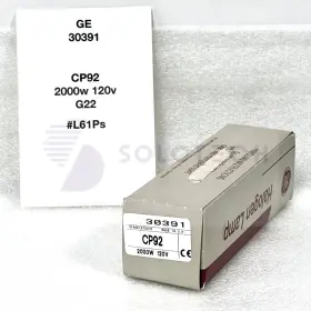 L61ps Ge 30391 Genuine Cp92 2000w 120v G22 Lamp N.o.s./new - #l61ps
