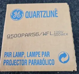 500par56wfl Ge 500w Par 56/wfl 120v Ce - Quartzline Wide Flood