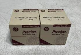 General Electric Q35mr11/nsp Fte Precise Multi-mirror Lamp 12v 35w Lot Of 2