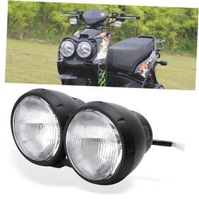 Mokuo 708436991298 Motorcycle Head Light Assembly 12v 35w Halogen Lamp Made Of