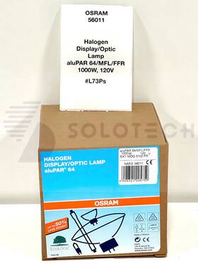 Osram 008321205759 56011 Halogen Display/optic Lamp Alupar 64/mfl/ffr 1000w 120v - #l73ps