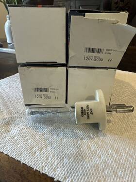 Osram 54659 Showbiz Egn 500 W 120 V Medium Bipost Single Ended Halogen Light Bulb