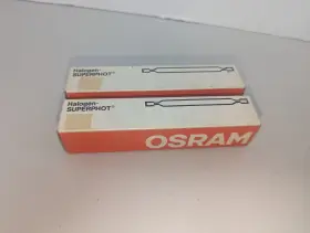 115-120v Osram 64579 Halogen Superhot 1000w Flink 10a Made In Germany Lot Of 2