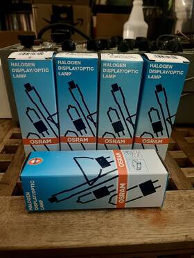 Osram Sylvania 54815 5x Lot Hpl 575/120/x 575w 120v G9.5 Naed Halogen Stage Club Dj Lamp