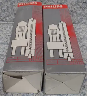 185440 Philips Genuine 6880p Lot Of 2 750w 120v Gx9 5 Studio Lamp Bulb New