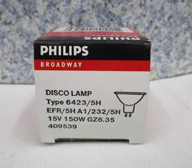 Philips 409539 Broadway Disco Lamp 6423/5h Efr/5h A1/232/5h 15v 150w Genuine