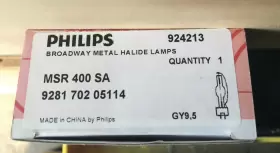 400w Philips 928170205114 Msr 400 Sa Ac Lamp For Touring/stage Lighting 9281 702 05114 Nos