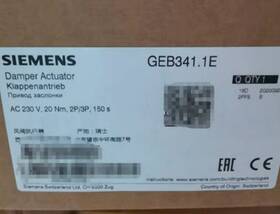 Siemens Geb341.1e New In Box Damper Actuator
