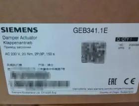Geb341.1e Siemens New In Box Damper Actuator