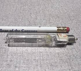 Sylvania 10000/3cl120v Lot Of 7 1000w/3cl120v Lights Halogen Candelabra Base Stage Nos