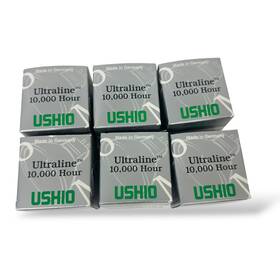 Ushio 048777126813 Lot Of 6 Ultraline 10 000 Hour Exn/fg/ultra 50w 12v Mr16 Light Bulb Fl36