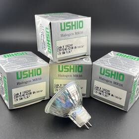 Ushio 1002249 Lot Of 4 Exn/fg/ws/4200k 12v 50w Fl36 Mr16 Light Bulb