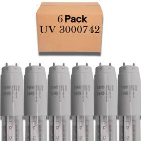 Ushio 3000742-6 6 Pack Indiglow F15t8blb 15w 405nm Led T8 Black Light 48 Inch 3000742