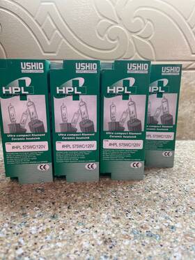 Ushio Bc1746 Hpl Ceramic 575wc 120v High Performance Halogen Lamp Stage Bulbs