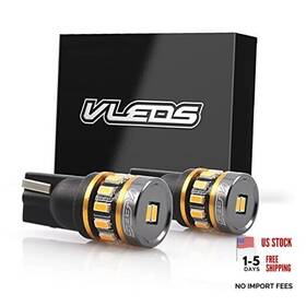 Vleds 194 14 Hv A 2 2pcs High Visibility Amber 194 T10 2825 360 Long Life 14 Led Hv