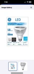 Case 6 New Ge Led 100 / Weq PAR30LN Soft White Dimmable,flood Lightbulb. Price: $40.00.