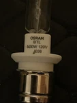 Btl Osram 500W 120V T6 P28S Halogen Stage And Studio Lamp 54685 New. Price: $25.00.