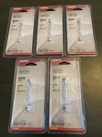 Lot Of 5- Satco S3480 Double Ended 120V Bulb 100W 2900K Warm White New. Price: $24.00.