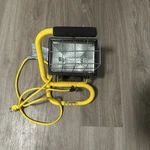 The Designers Edge 500 Watt Halogen Work Light Yellow Used. Price: $14.99.