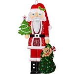 Bucilla Nutcracker Santa Wall Hanging Felt & Sequin Kit New. Price: $39.99.
