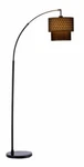 Adesso 3029 Black Gala Single Light 71"H Arc Floor Lamp New. Price: $98.00.