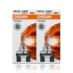 Osram Original Oem H15 Halogen Headlight Bulbs 64176 55W / 15W Dot High 2-PACK New. Price: $36.09.