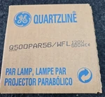 500W Par 56/WFL 120V Ce - Ge Quartzline Wide Flood. Price: $18.83.