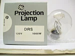 Drs Projector Projection Bulb 1000W Ge Brand *avg. 25-HOUR Lamp* Open. Price: $15.00.