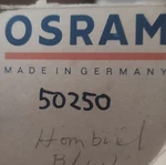 Vintage Osram 250W Bulb 50250 T20 Tube Halogen Warm White 120V E26 New. Price: $17.99.