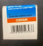 New Osram 4ARXS Hsd 575W/72 GX9,5 Metal Halide Display/optic Lamp. Price: $48.00.